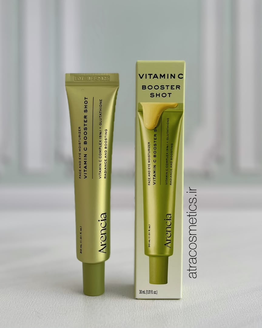 کرم/بوستر مرطوب‌کننده و روشن‌کننده آرنسیا Arencia Vitamin C Booster Shot